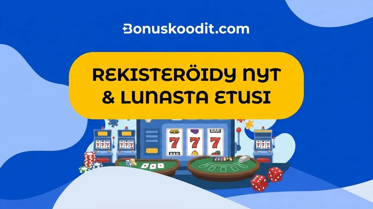 Rekisteröidy bonuksella